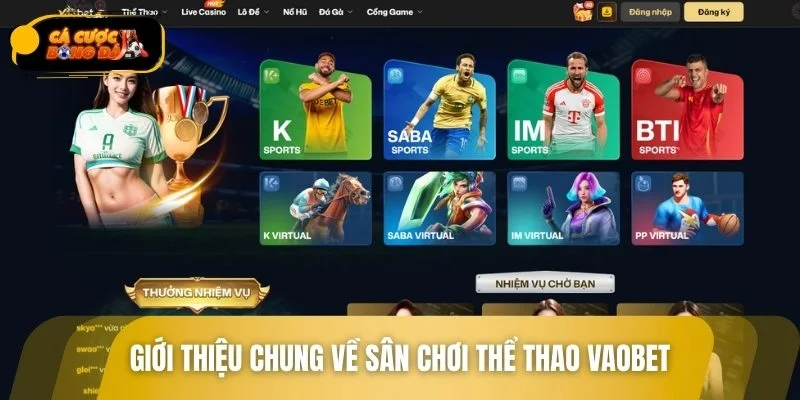VAOBET mang đến không gian giải trí thể thao hiện đại